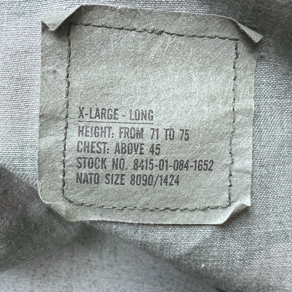 90s US Army Tactical Combat Woodland BDU Streetwear Jacket Sergeant Rakkasans XL - Picture 9 of 13